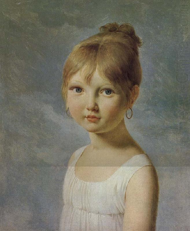 Baron Pierre Narcisse Guerin Portrait de petite fille china oil painting image